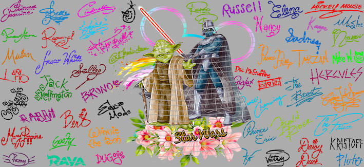 16oz Disney style-D-1308